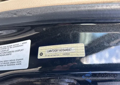 2010 Jeep Patriot Sport from USA, damaged, VIN 1J4NT2GB1AD544947